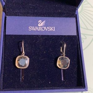 Crystal dangling earrings